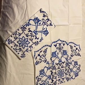 Pair of Zara home standard pillow cases